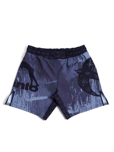 MANTO livings FIGHT SHORTS-grey